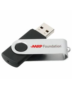 Foundation Swivel Flash Drive - 1GB