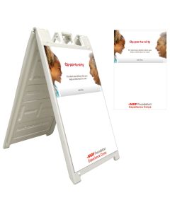 Experience Corps A-Frame Sign - Graphics Only