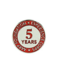 Experience Corps 5-Year Milestone Pins 3/4"