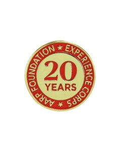Experience Corps 20-Year Milestone Pins 3/4"