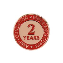 2 Years Pin Experience Corps 2-Year Milestone Pins 3/4